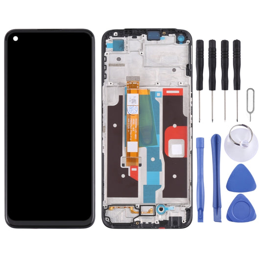 LCD Screen and Digitizer Full Assembly with Frame for OPPO Realme 8i RMX3151(Black) - LCD Screen by buy2fix | Online Shopping UK | buy2fix