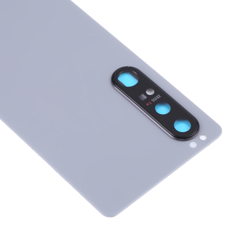 Original Battery Back Cover with Camera Lens for Sony Xperia 1 III(Silver) - Back Cover by buy2fix | Online Shopping UK | buy2fix