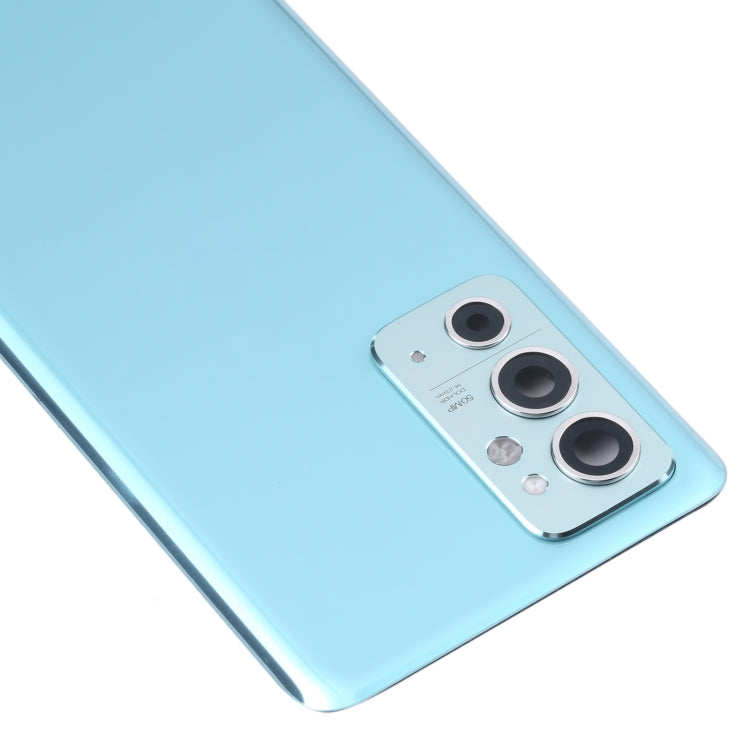 For OnePlus 9RT 5G MT2110 MT2111 Original Glass Battery Back Cover with Camera Lens (Blue) - Back Cover by buy2fix | Online Shopping UK | buy2fix