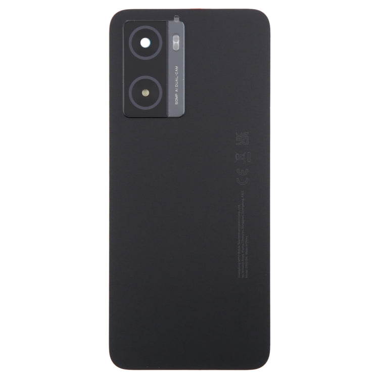 For OPPO A77s Original Battery Back Cover with Camera Lens Cover(Black) - Back Cover by buy2fix | Online Shopping UK | buy2fix