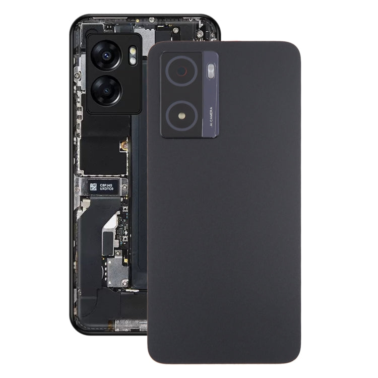For OPPO A57 5G Original Battery Back Cover with Camera Lens Cover(Black) - Back Cover by buy2fix | Online Shopping UK | buy2fix