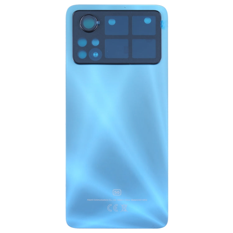 Original Battery Back Cover for Xiaomi Poco X4 Pro 5G (Blue) - Back Cover by buy2fix | Online Shopping UK | buy2fix
