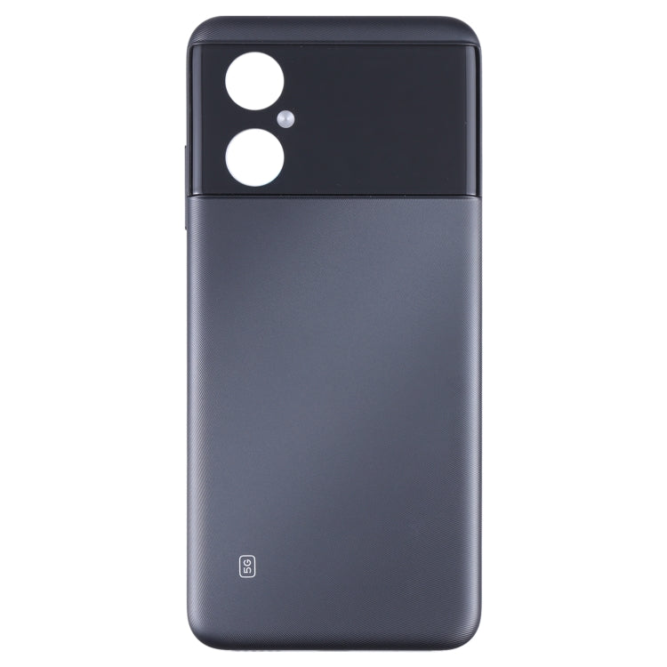 Original Battery Back Cover for Xiaomi Poco M4 5G / Poco M4 5G (India) / Redmi Note 11R(Black) - Back Cover by buy2fix | Online Shopping UK | buy2fix