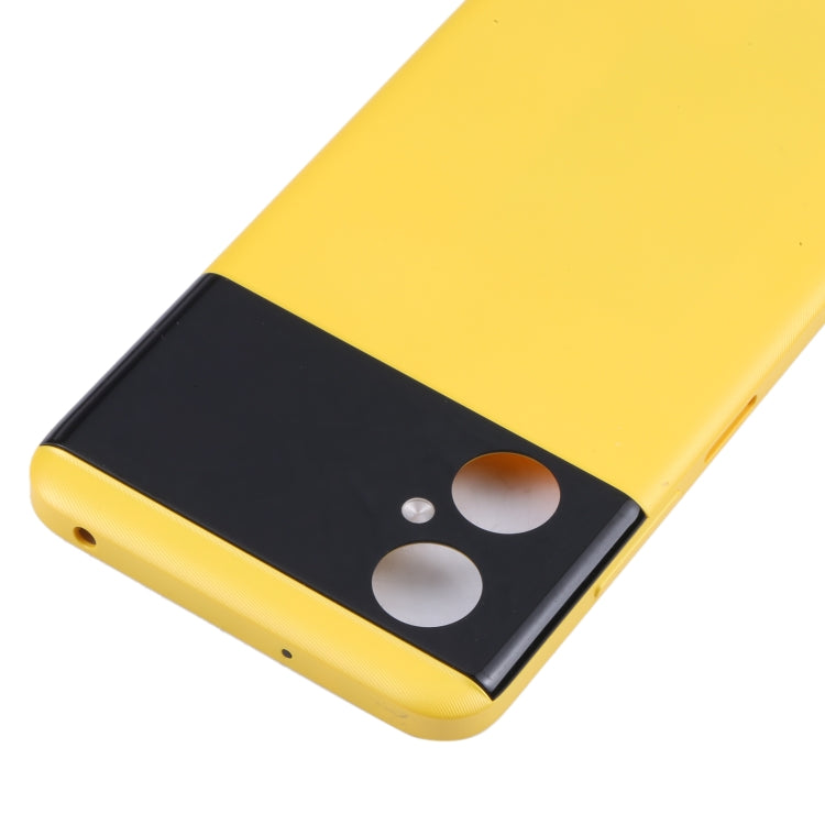 Original Battery Back Cover for Xiaomi Poco M4 5G / Poco M4 5G (India) / Redmi Note 11R(Yellow) - Back Cover by buy2fix | Online Shopping UK | buy2fix
