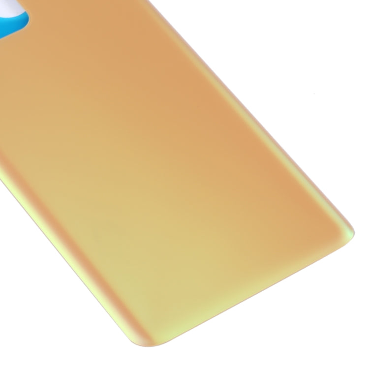 For vivo S12 Pro / V23 Pro V2163A V2132 Glass Battery Back Cover (Yellow) - Back Cover by buy2fix | Online Shopping UK | buy2fix
