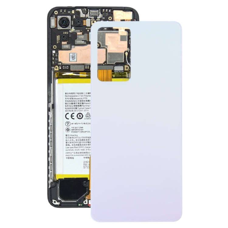 For OPPO Reno7 Pro 5G Glass Battery Back Cover (Pink) - Back Cover by buy2fix | Online Shopping UK | buy2fix