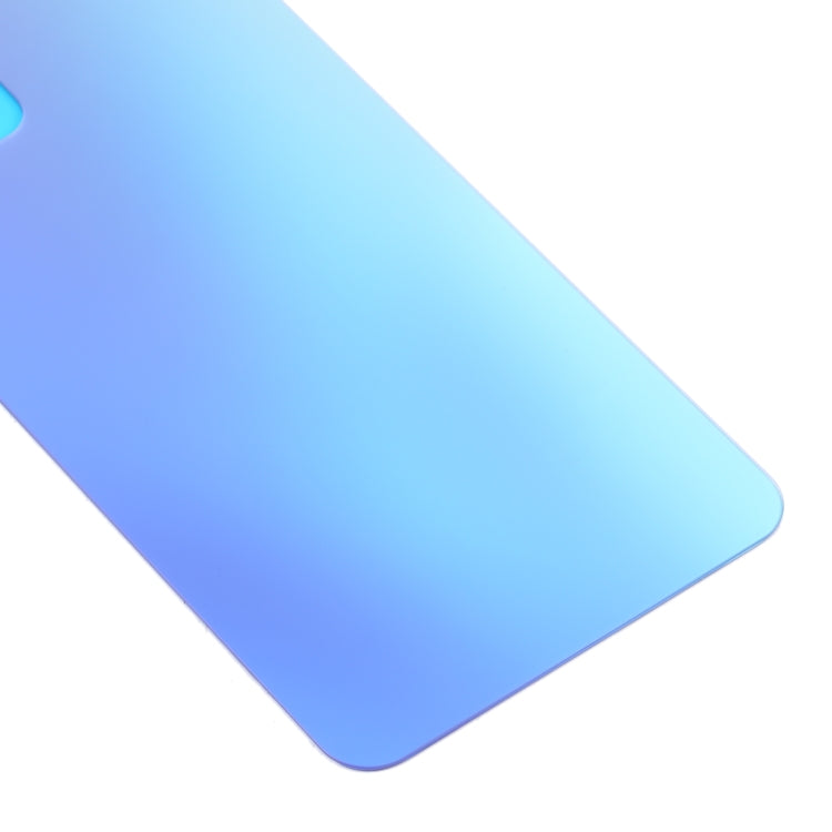 For OPPO Reno7 5G China Glass Battery Back Cover (Blue) - Back Cover by buy2fix | Online Shopping UK | buy2fix