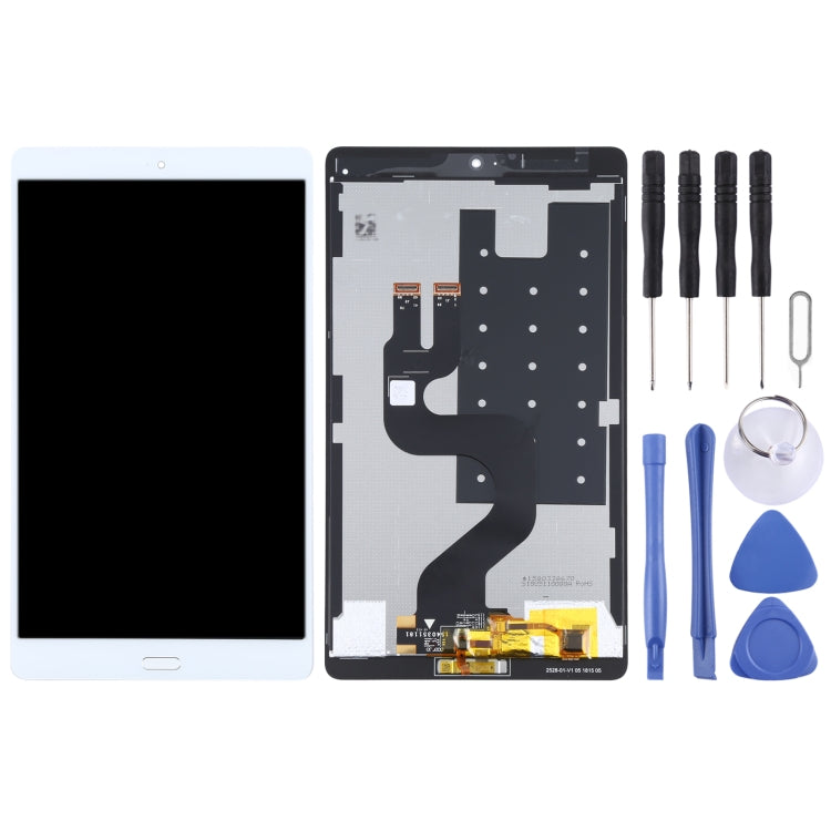 Original LCD Screen for Huawei MediaPad M3 8.4 BTV-W09/BTV-DL09 Digitizer Full Assembly with Fingerprint (White) - LCD Screen by buy2fix | Online Shopping UK | buy2fix