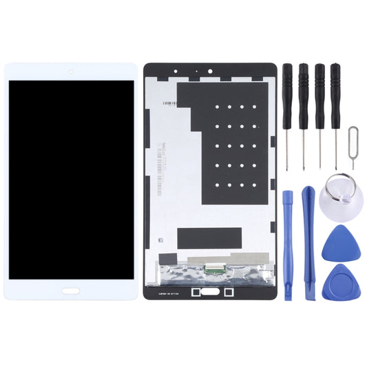 Original LCD Screen for Huawei MediaPad M3 Lite 8.0 CPN-W09 with Digitizer Full Assembly(White) by buy2fix