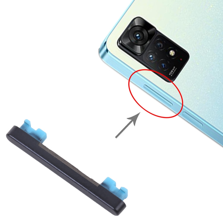 Volume Control Button for Xiaomi Redmi Note 11 Pro China/Redmi Note 11 Pro+ 5G/11i/11i HyperCharge 5G (Black) - Home key & Side Key by buy2fix | Online Shopping UK | buy2fix