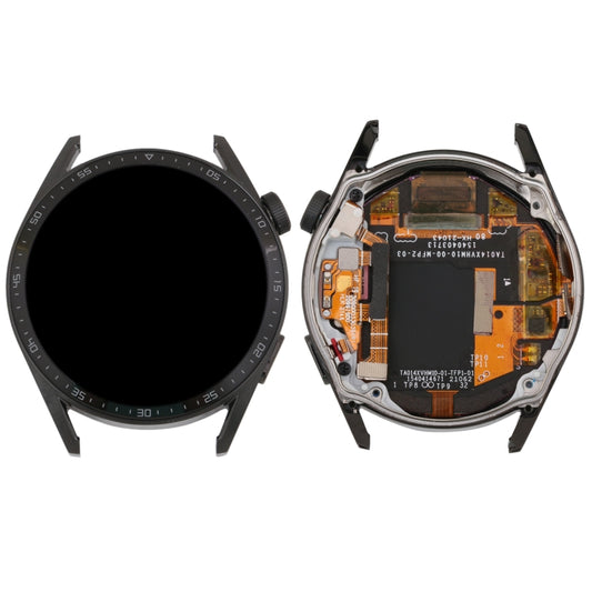 Dual Cable Edition Original LCD Screen and Digitizer Full Assembly With Frame for Huawei Watch GT 3 46mm JPT-B19(Black) - For Huawei by buy2fix | Online Shopping UK | buy2fix