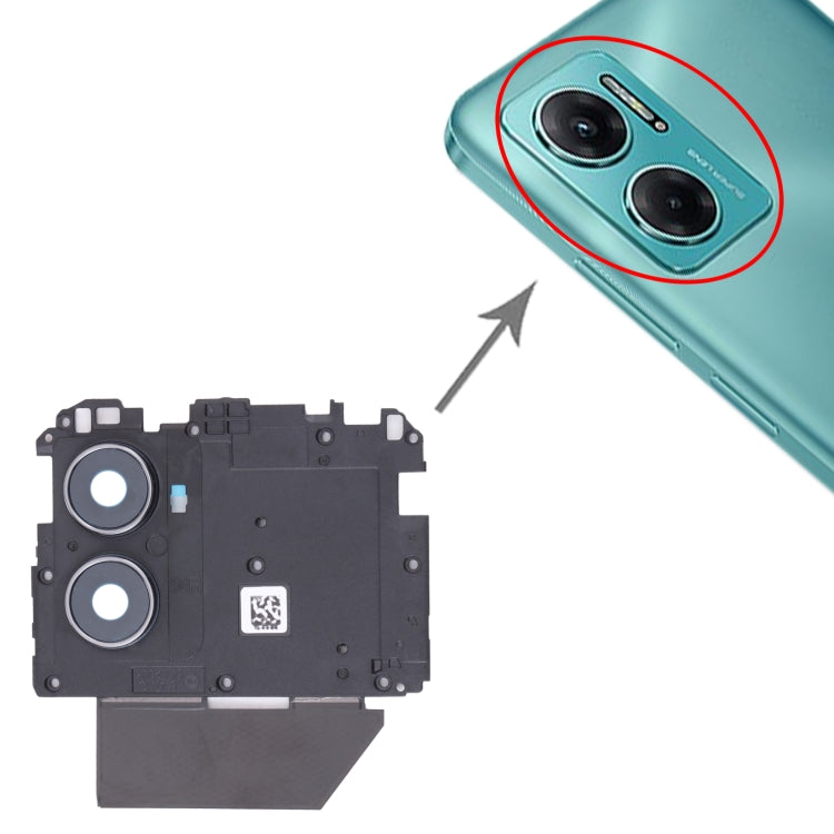 Back Camera Lens Frame for Xiaomi Redmi Note 11e - Camera by buy2fix | Online Shopping UK | buy2fix