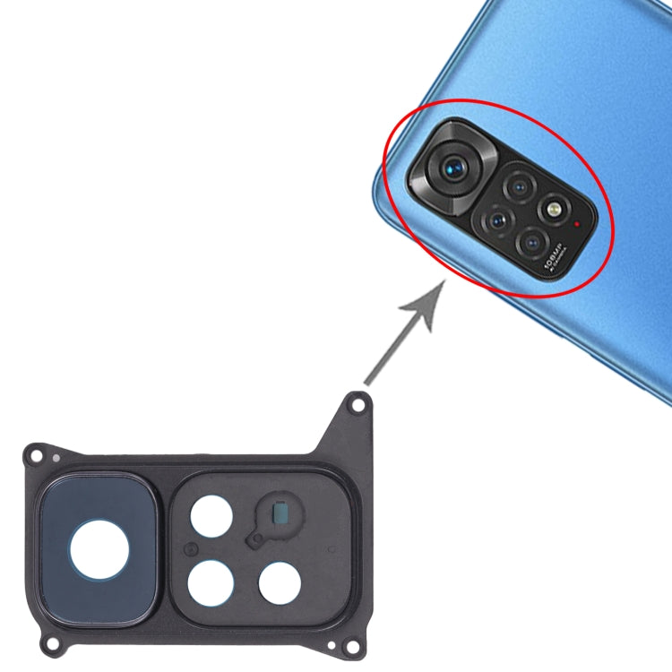 Back Camera Lens Frame for Xiaomi Redmi Note 11/Redmi Note 11s - Camera by buy2fix | Online Shopping UK | buy2fix