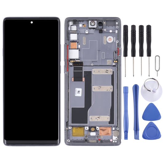 Original LCD Screen for TCL 20 Pro 5G T810H Digitizer Full Assembly with Frame (Black) - For TCL by buy2fix | Online Shopping UK | buy2fix