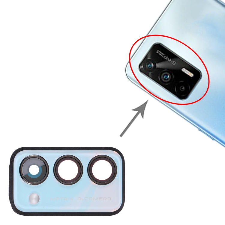 For OPPO Realme Q3 Pro 5G / Realme Q3 Pro Carnival Back Camera Lens Frame (Blue) - Camera Series by buy2fix | Online Shopping UK | buy2fix