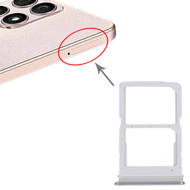 SIM Card Tray + SIM Card Tray for Honor X30i(Silver) by buy2fix