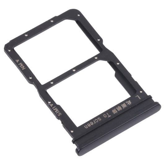 SIM Card Tray + NM Card Tray for Honor 30i (Black) by buy2fix