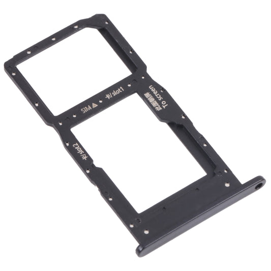 SIM Card Tray + SIM Card Tray / Micro SD Card Tray for Huawei Nova Y60 (Black) by buy2fix