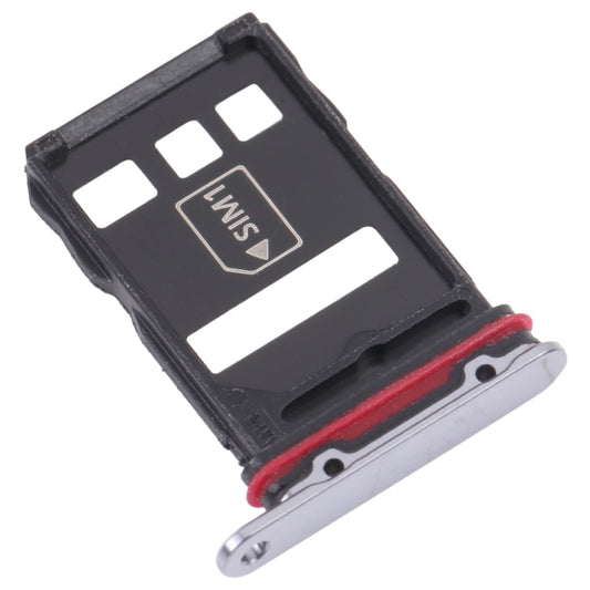 SIM Card Tray + NM Card Tray for Huawei P50 Pro (Black) by buy2fix