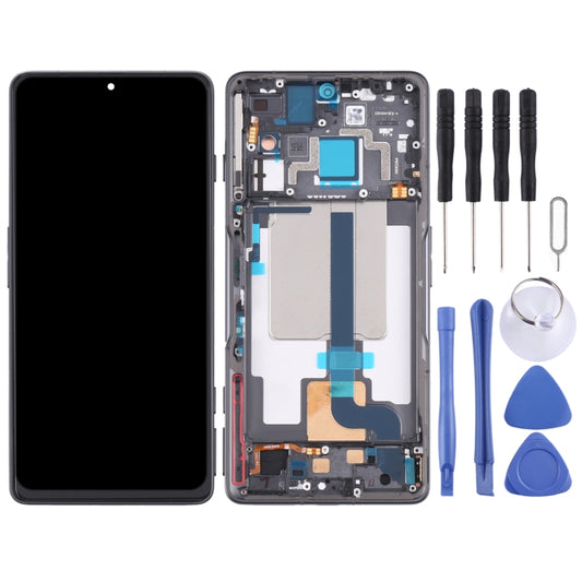 Original LCD Screen and Digitizer Full Assembly with Frame for Xiaomi Redmi K50 Gaming/Poco F4 GT(Black) - LCD Screen by buy2fix | Online Shopping UK | buy2fix
