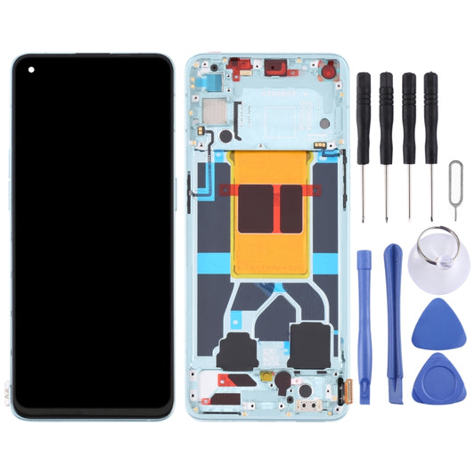 Original LCD Screen For OPPO Reno6 5G PEQM00 CPH2251 Digitizer Full Assembly with Frame (Green) by buy2fix