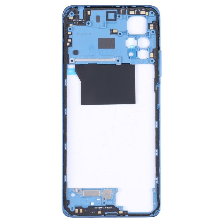 Middle Frame Bezel Plate for Xiaomi Poco X4 Pro 5G/Redmi Note 11E Pro(Dark Blue) - Frame Bezel Plate by buy2fix | Online Shopping UK | buy2fix