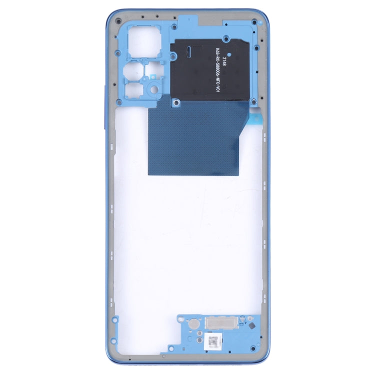 Middle Frame Bezel Plate for Xiaomi Poco X4 Pro 5G/Redmi Note 11E Pro(Dark Blue) - Frame Bezel Plate by buy2fix | Online Shopping UK | buy2fix