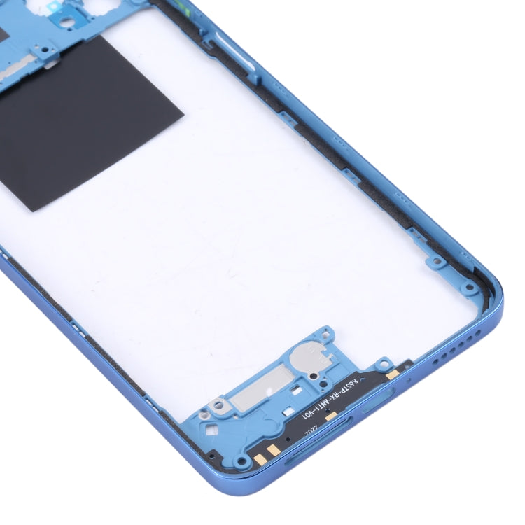 Middle Frame Bezel Plate for Xiaomi Poco X4 Pro 5G/Redmi Note 11E Pro(Dark Blue) - Frame Bezel Plate by buy2fix | Online Shopping UK | buy2fix