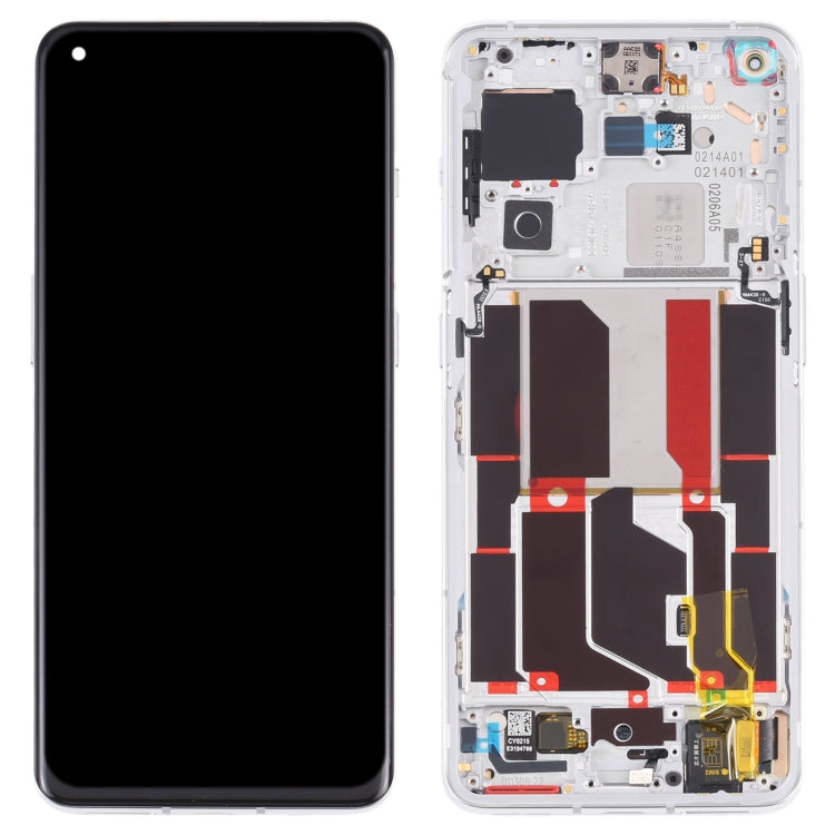 For OnePlus 10 Pro NE2210 Digitizer Full Assembly with Frame Original LCD Screen (Silver) - LCD Screen by buy2fix | Online Shopping UK | buy2fix