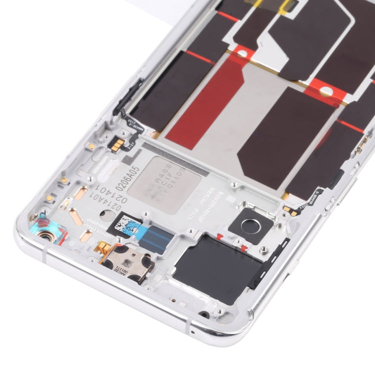 For OnePlus 10 Pro NE2210 Digitizer Full Assembly with Frame Original LCD Screen (Silver) - LCD Screen by buy2fix | Online Shopping UK | buy2fix