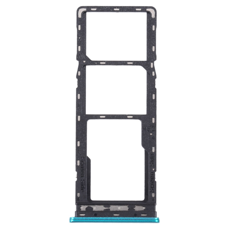 For Infinix Hot 10s NFC/Hot 10s/Hot 10T SIM Card Tray + SIM Card Tray + Micro SD Card Tray (Green) - Card Tray by buy2fix | Online Shopping UK | buy2fix
