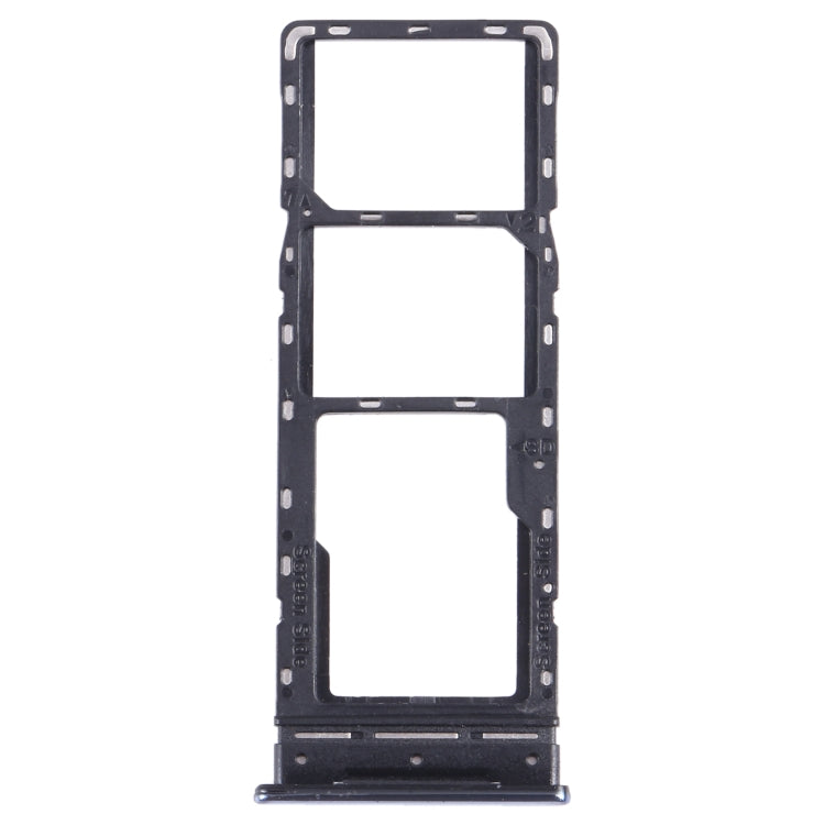 For Infinix Note 10 Pro/Note 10 Pro NFC X695 SIM Card Tray + SIM Card Tray + Micro SD Card Tray (Black) - Card Tray by buy2fix | Online Shopping UK | buy2fix