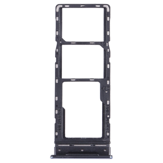 For Infinix Note 10 Pro/Note 10 Pro NFC X695 SIM Card Tray + SIM Card Tray + Micro SD Card Tray (Black) - Card Tray by buy2fix | Online Shopping UK | buy2fix