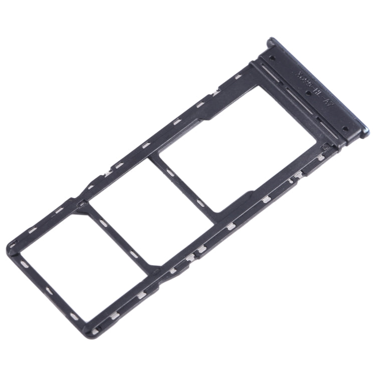 For Infinix Note 10 Pro/Note 10 Pro NFC X695 SIM Card Tray + SIM Card Tray + Micro SD Card Tray (Black) - Card Tray by buy2fix | Online Shopping UK | buy2fix