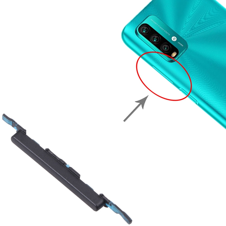 Volume Control Button for Xiaomi Redmi Note 9 4G/Redmi 9T/Redmi 9 Power (Black) - Home key & Side Key by buy2fix | Online Shopping UK | buy2fix