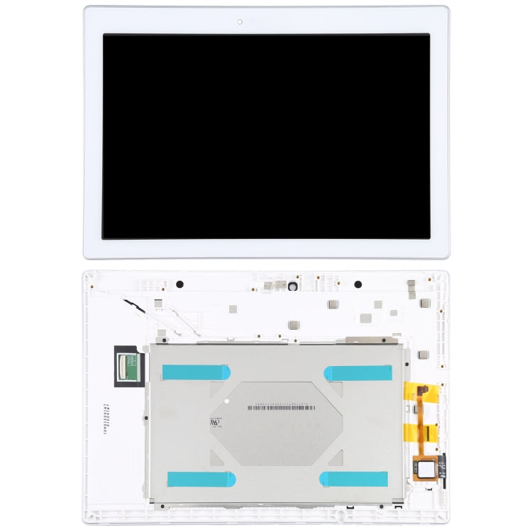 OEM LCD Screen for Lenovo Tab 2 A10-70 A10-70F A10-70L Digitizer Full Assembly with Frame (White) - LCD Screen by buy2fix | Online Shopping UK | buy2fix
