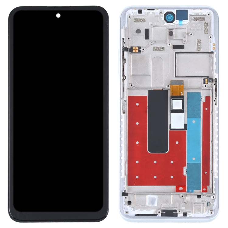 TFT LCD Screen for Nokia X10 TA-1350 TA-1332 Digitizer Full Assembly with Frame (White) - LCD Screen by buy2fix | Online Shopping UK | buy2fix