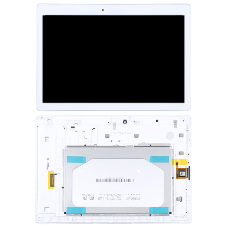OEM LCD Screen for Lenovo Tab 2 A10-30 YT3-X30 Digitizer Full Assembly with Frame (White) - LCD Screen by buy2fix | Online Shopping UK | buy2fix