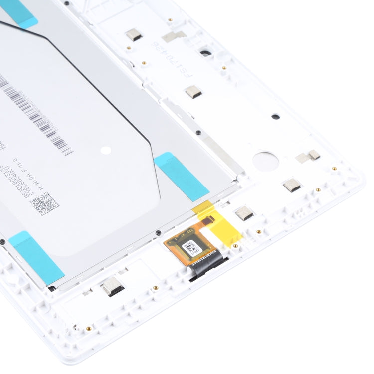 OEM LCD Screen for Lenovo Tab 2 A10-30 YT3-X30 Digitizer Full Assembly with Frame (White) - LCD Screen by buy2fix | Online Shopping UK | buy2fix