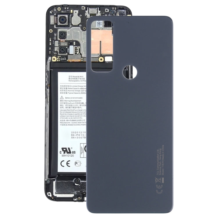 Battery Back Cover for TCL 20 R 5G/20 XE(Black) - For TCL by buy2fix | Online Shopping UK | buy2fix