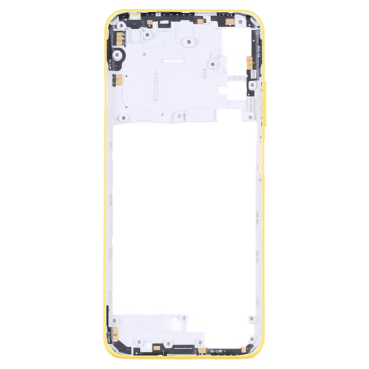 Original Middle Frame Bezel Plate for Xiaomi Poco M3 Pro 5G M2103K19PG M2103K19PI (Yellow) by buy2fix