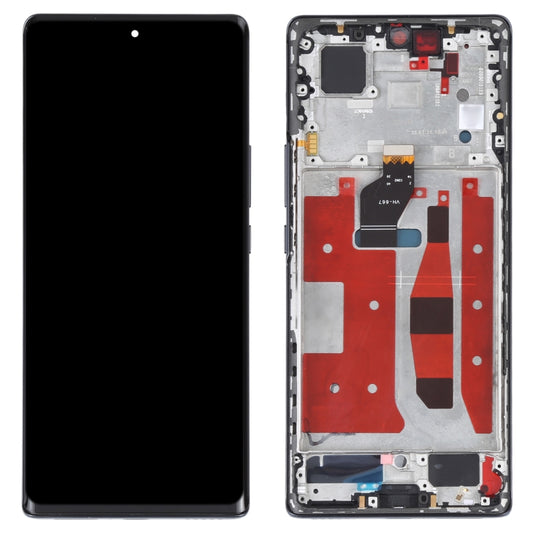 Original OLED LCD Screen for Honor 60 Digitizer Full Assembly with Frame(Black) by buy2fix