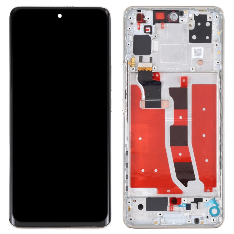 Original OLED LCD Screen for Huawei Nova 8 5G Digitizer Full Assembly with Frame(Silver) - LCD Screen by buy2fix | Online Shopping UK | buy2fix