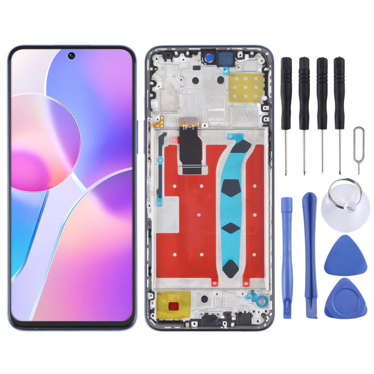 Original LCD Screen for Honor X30i Digitizer Full Assembly with Frame(Blue) - LCD Screen by buy2fix | Online Shopping UK | buy2fix
