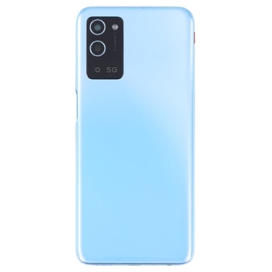 For OPPO A56 5G Battery Back Cover with Middle Frame (Blue) by buy2fix