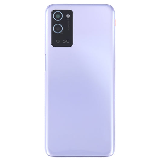 For OPPO A56 5G Battery Back Cover with Middle Frame (Purple) by buy2fix