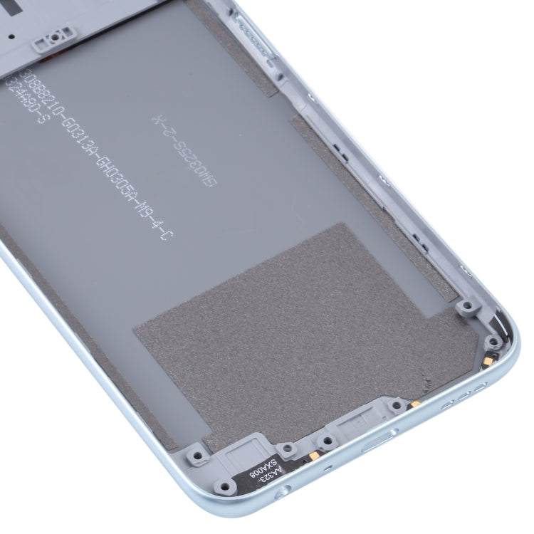 For OPPO A36/A76 Battery Back Cover with Middle Frame (Blue) - Back Cover by buy2fix | Online Shopping UK | buy2fix