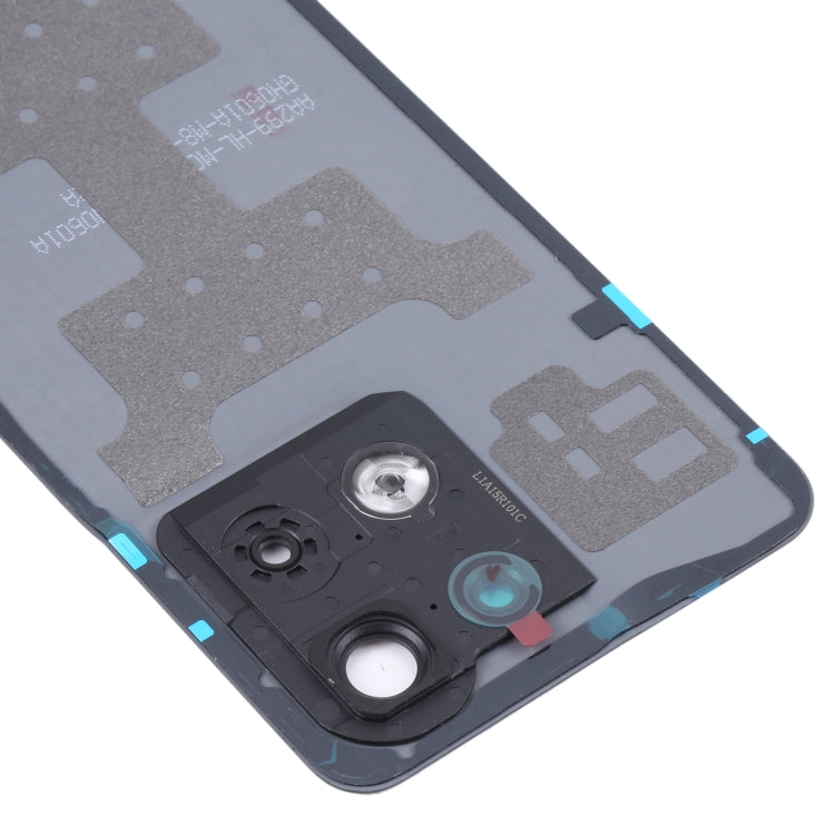 For OPPO Reno8 Original Battery Back Cover with Camera Lens Cover(Black) - Back Cover by buy2fix | Online Shopping UK | buy2fix