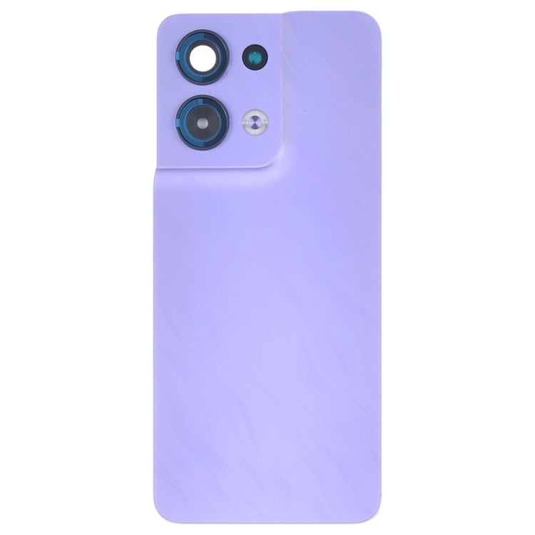 For OPPO Reno8 Original Battery Back Cover with Camera Lens Cover(Purple) - Back Cover by buy2fix | Online Shopping UK | buy2fix