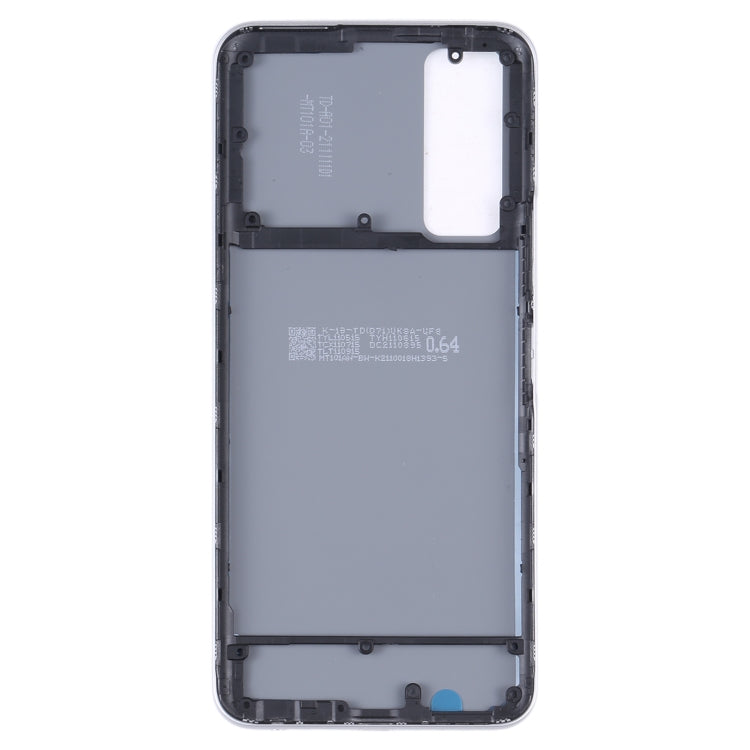 For vivo Y53s 5G Battery Back Cover with Middle Frame (Silver) - Back Cover by buy2fix | Online Shopping UK | buy2fix